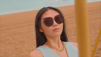 Experience the elegance and comfort of Sweet Pain's premium sunglasses tailored for Asian women. This video captures the perfect fit and premium finish, showcasing different angles of our sunglasses with interchangeable nose pads, ensuring an ideal match for every face. 