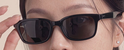 Sweet Pain fit story video showing Asian sunglasses fit problems — sliding frames, eyelashes on lens, low nose bridge