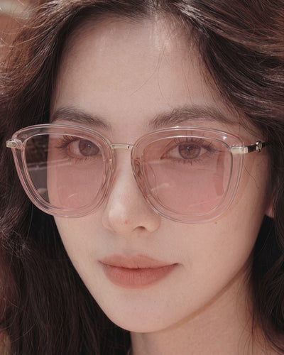 Sweet Pain JULIA R1 sunglasses in rosé worn by model, lifestyle video clip